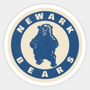 Retro Newark Bears Baseball Sticker